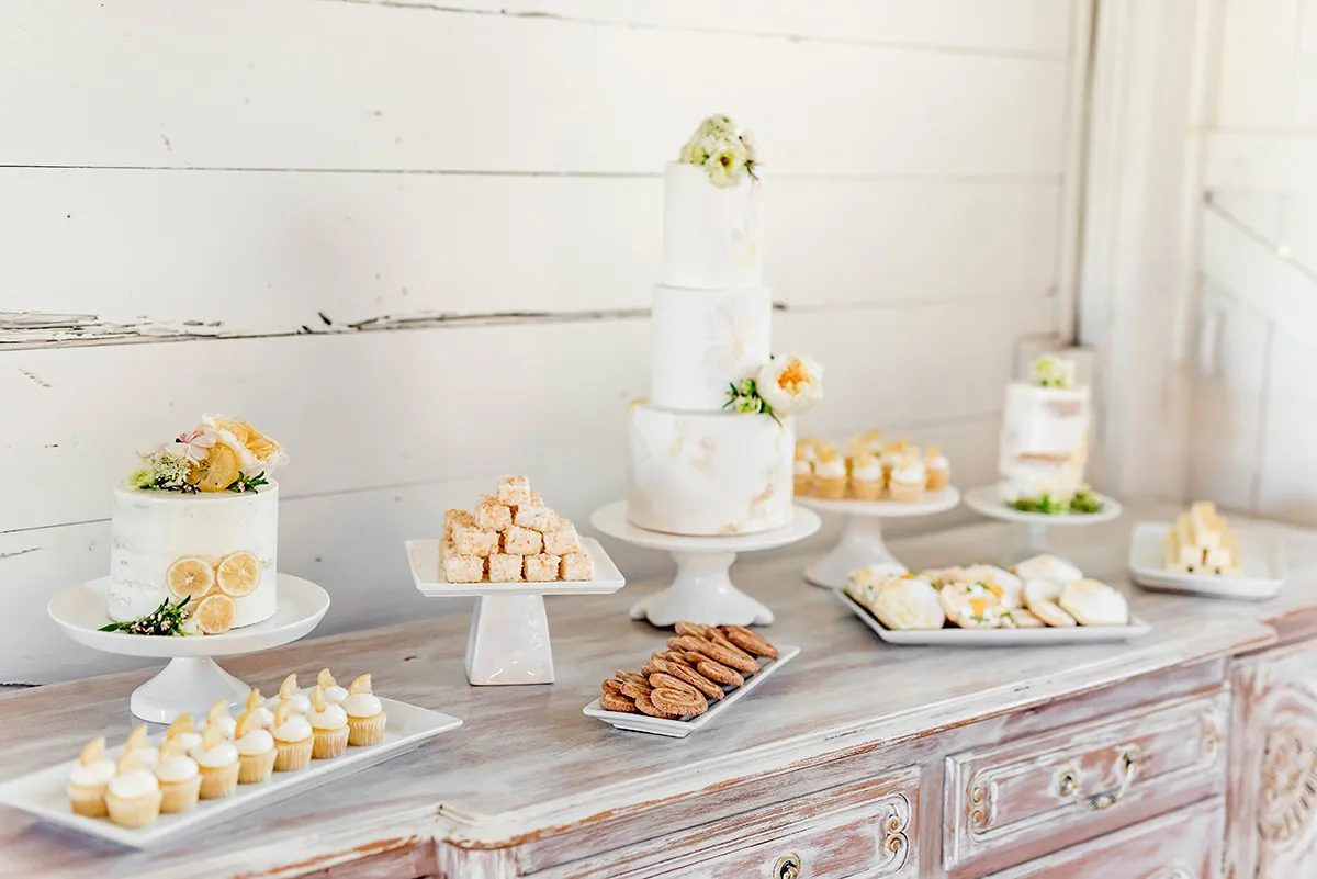 Wedding desserts table